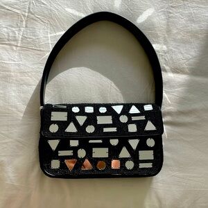 NWT STAUD shoulder bag with mirrors